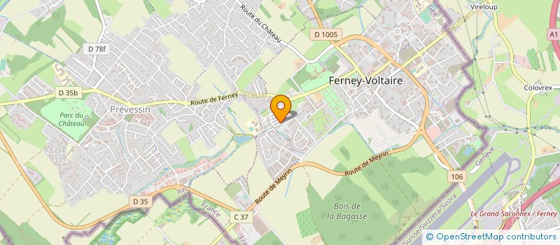 localisation de l'entreprise MADAME FLORENCE LANGELY à FERNEY-VOLTAIRE