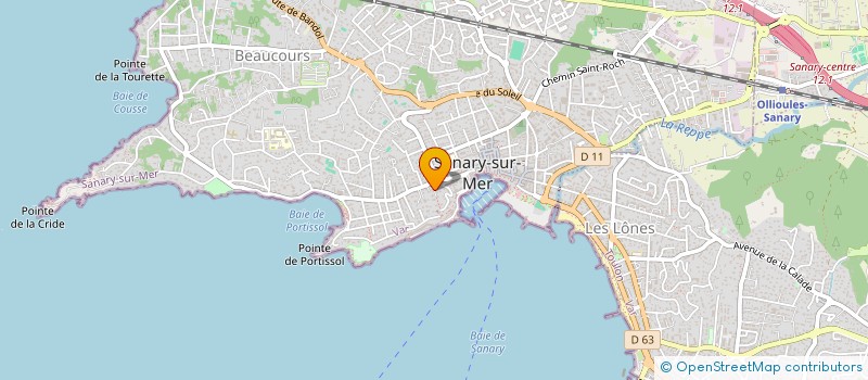 localisation de l'entreprise MADAME FLORENCE LANGEOIS  SANARY SUR MER