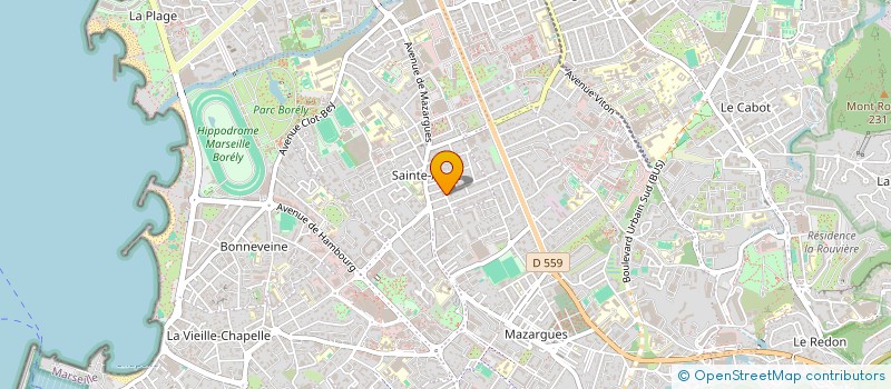 localisation de l'entreprise MADAME FLORENCE LAPEGUE  MARSEILLE