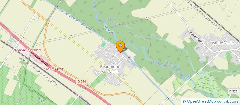 localisation de l'entreprise MADAME FLORENCE LAPY  BEAUMONT-SUR-VESLE