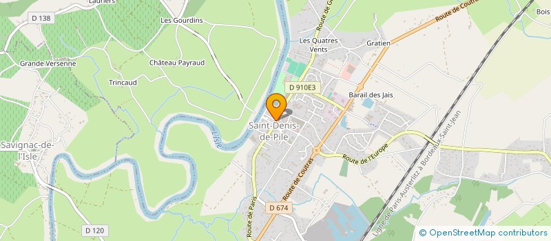 localisation de l'entreprise MADAME FLORENCE LARRAT à SAINT-DENIS-DE-PILE