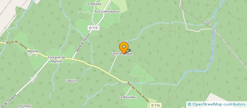 localisation de l'entreprise MADAME FLORENCE LARTIGAU  LANDIRAS