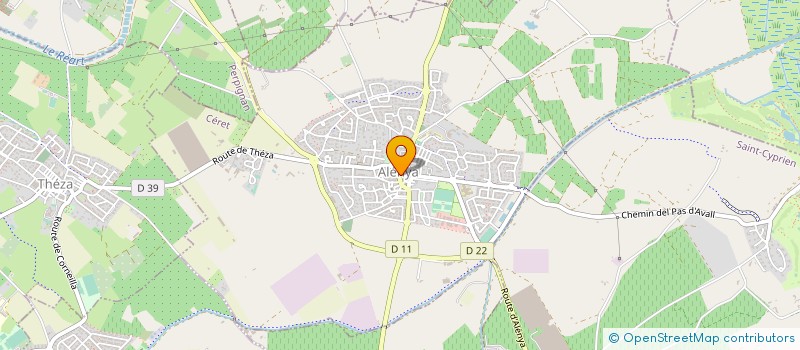 localisation de l'entreprise MADAME FLORENCE LASSAGNE  ALENYA