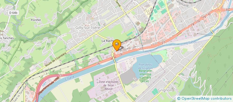 localisation de l'entreprise MADAME FLORENCE LASSIAZ  GILLY-SUR-ISERE