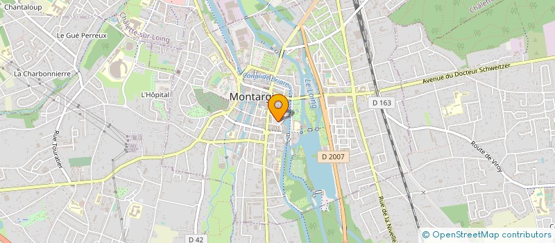 localisation de l'entreprise MADAME FLORENCE LAURENT  MONTARGIS