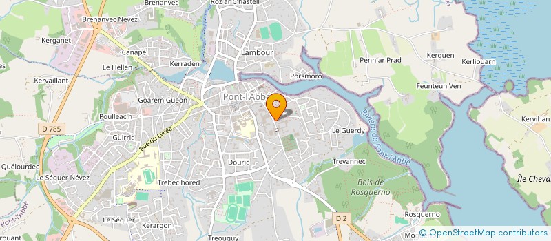 localisation de l'entreprise MADAME FLORENCE LAUTREDOU  PONT-L'ABBE