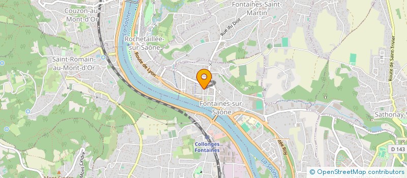localisation de l'entreprise MADAME FLORENCE LAVERGNE à FONTAINES-SUR-SAONE