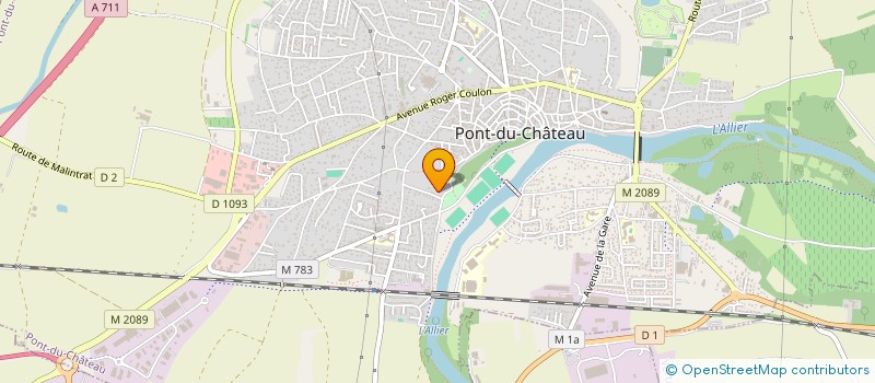 localisation de l'entreprise MADAME FLORENCE LAVIE  PONT-DU-CHATEAU