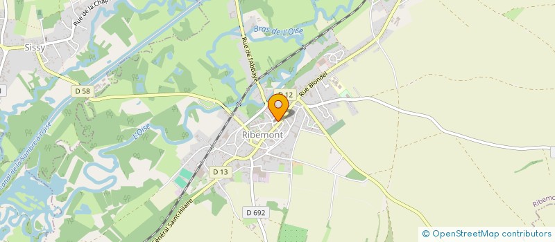 localisation de l'entreprise MADAME FLORENCE LE BEGUE  BRISSAY-CHOIGNY