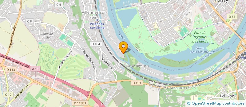 localisation de l'entreprise MADAME FLORENCE LE FOLL  VILLENNES-SUR-SEINE