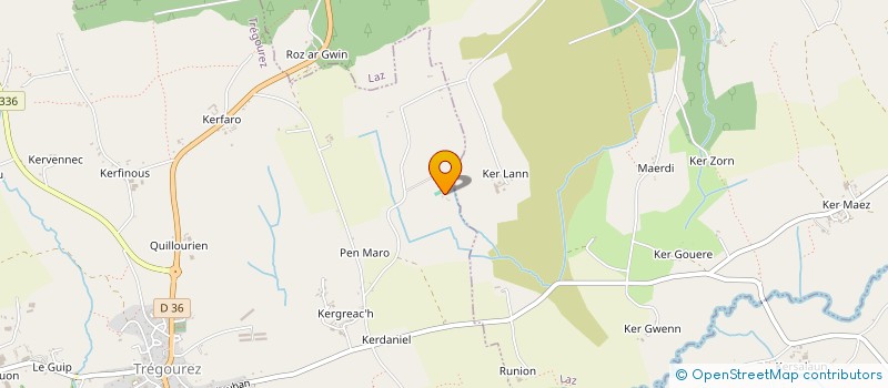 localisation de l'entreprise MADAME FLORENCE LE GRAND  TREGOUREZ