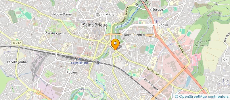 localisation de l'entreprise MADAME FLORENCE LE HEGARAT à SAINT-BRIEUC