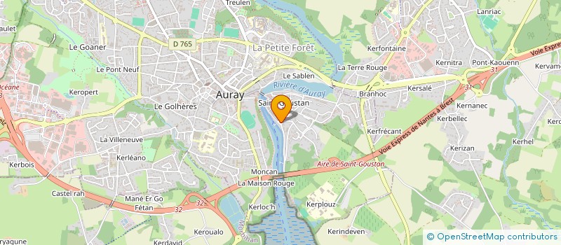 localisation de l'entreprise MADAME FLORENCE LE PRIOL  LA TRINITE-SUR-MER