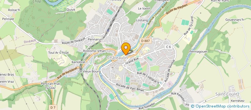 localisation de l'entreprise MADAME FLORENCE LE SCOUR  CHATEAULIN