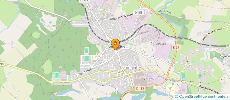 localisation de l'entreprise MADAME FLORENCE LEBAILLIF  COMMENTRY