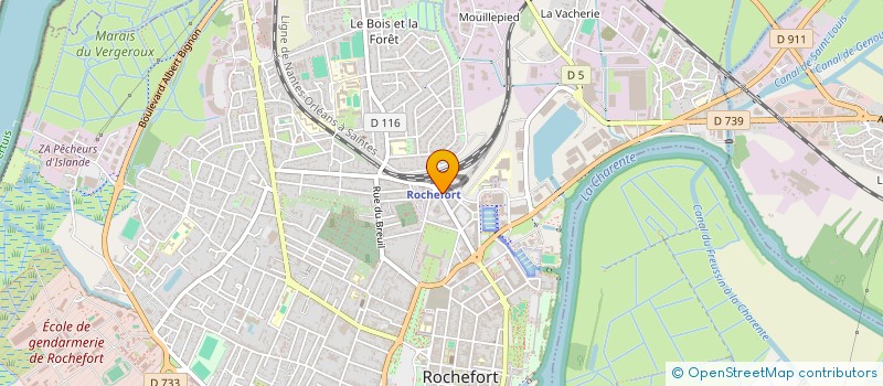 localisation de l'entreprise MADAME FLORENCE LEBOSSE  ROCHEFORT