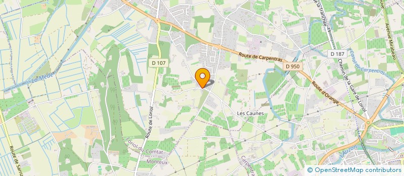 localisation de l'entreprise MADAME FLORENCE LEBOURGEOIS  LORIOL-DU-COMTAT