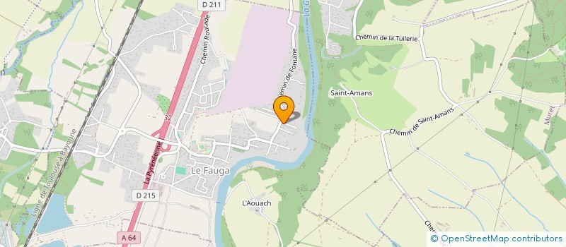 localisation de l'entreprise MADAME FLORENCE LECAT  LE FAUGA