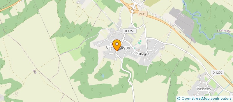 localisation de l'entreprise MADAME FLORENCE LECHEF  CIRY-SALSOGNE