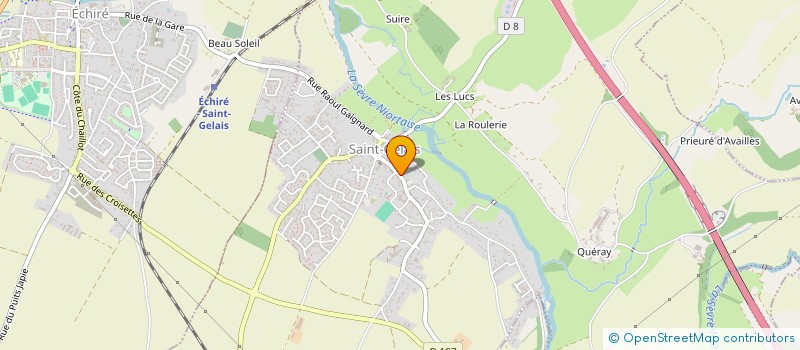 localisation de l'entreprise MADAME FLORENCE LECHEVALIER  SAINT-GELAIS