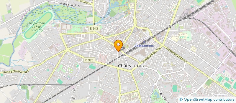 localisation de l'entreprise MADAME FLORENCE LECLERC à CHATEAUROUX