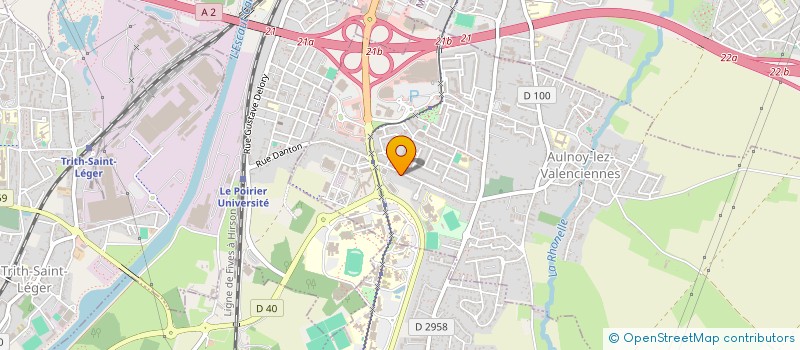 localisation de l'entreprise MADAME FLORENCE LECLERCQ  AULNOY-LEZ-VALENCIENNES