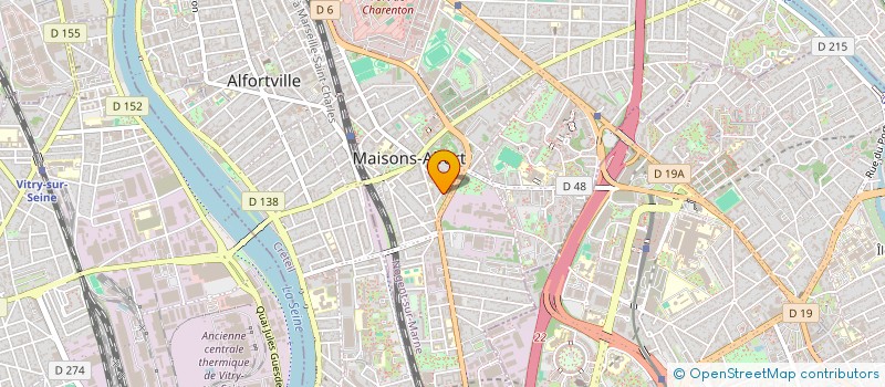 localisation de l'entreprise MADAME FLORENCE LECOMTE  MAISONS-ALFORT