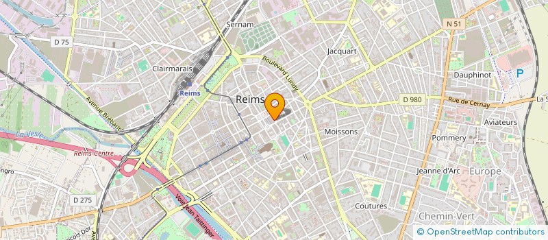 localisation de l'entreprise MADAME FLORENCE LECONTE  REIMS