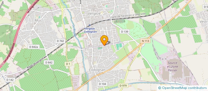 localisation de l'entreprise MADAME FLORENCE LECONTE à VERGEZE