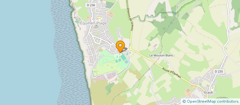 localisation de l'entreprise MADAME FLORENCE LEDEZ  EQUIHEN-PLAGE