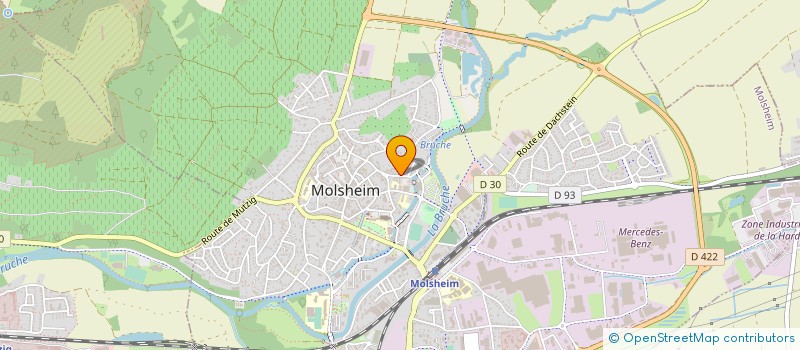 localisation de l'entreprise MADAME FLORENCE LEDOUX à MOLSHEIM