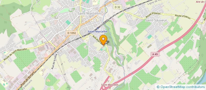 localisation de l'entreprise MADAME FLORENCE LEFEBVRE  SAINT-MARCELLIN