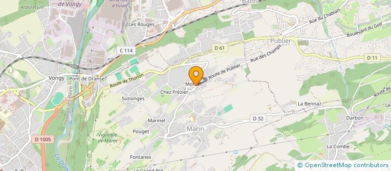 localisation de l'entreprise MADAME FLORENCE LEFEVRE à MARIN