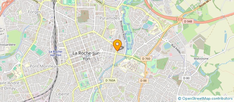 localisation de l'entreprise MADAME FLORENCE LEFORESTIER à LA ROCHE-SUR-YON