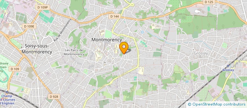 localisation de l'entreprise MADAME FLORENCE LEGRAND  MONTMORENCY