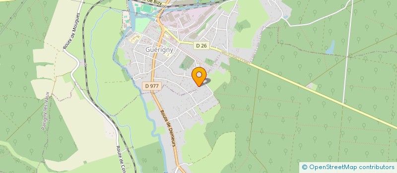 localisation de l'entreprise MADAME FLORENCE LEMAITRE  GUERIGNY