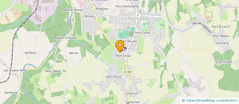 localisation de l'entreprise MADAME FLORENCE LEMAITRE  PLOUMAGOAR