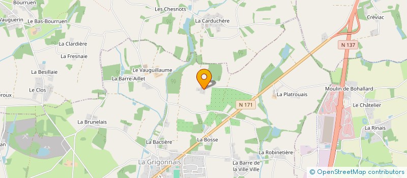 localisation de l'entreprise MADAME FLORENCE LEMONIER  LA GRIGONNAIS