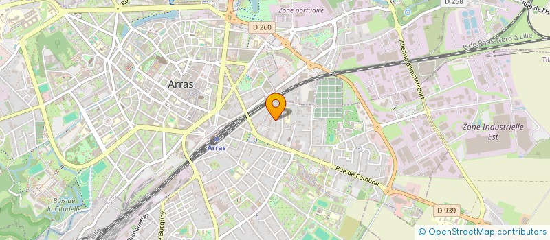 localisation de l'entreprise MADAME FLORENCE LENCLUD à ARRAS