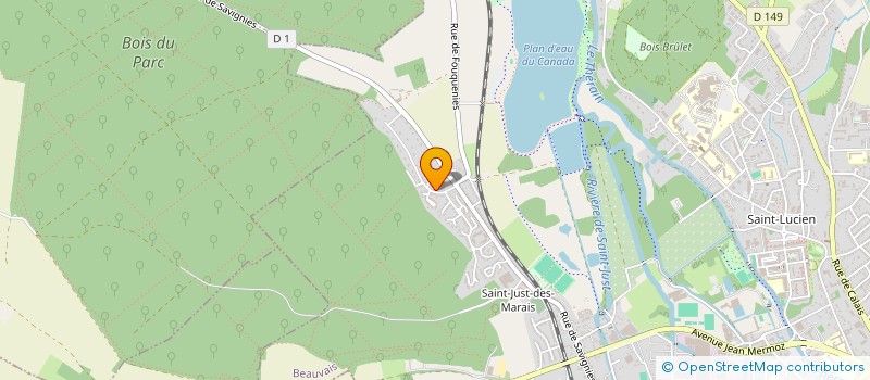 localisation de l'entreprise MADAME FLORENCE LENGLET  BEAUVAIS