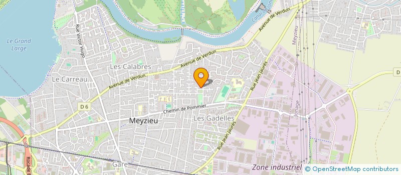 localisation de l'entreprise MADAME FLORENCE LENOIR  MEYZIEU