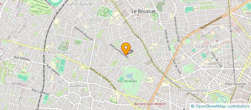 localisation de l'entreprise MADAME FLORENCE LEONELLI à LE BOUSCAT