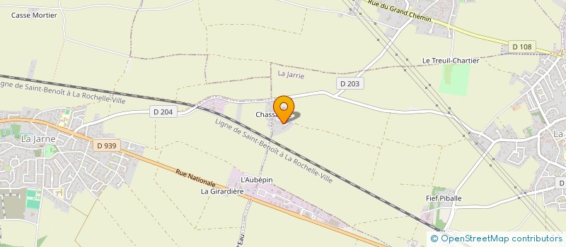 localisation de l'entreprise MADAME FLORENCE LEPINE  LA JARRIE