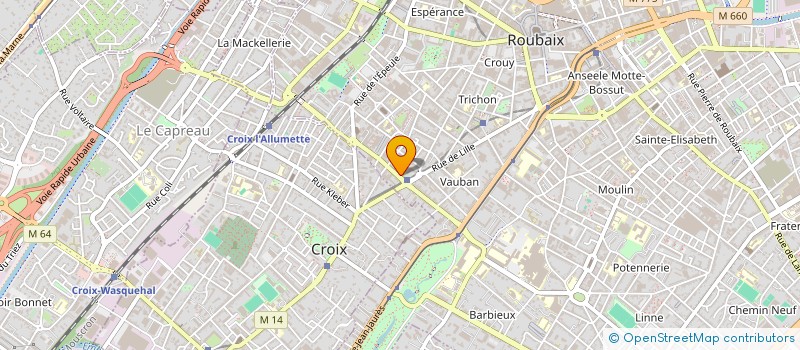 localisation de l'entreprise MADAME FLORENCE LEROUX à ROUBAIX
