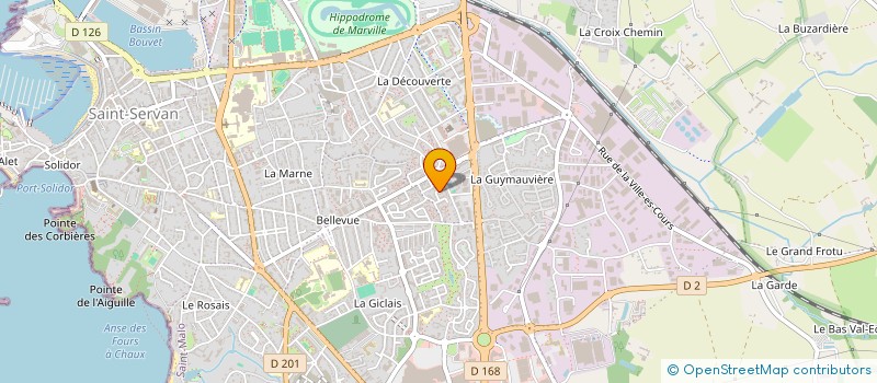 localisation de l'entreprise MADAME FLORENCE LEVASSEUR  SAINT-MALO