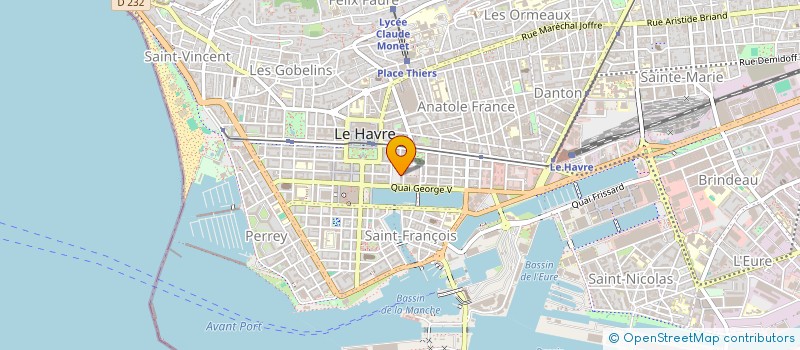 localisation de l'entreprise MADAME FLORENCE LHEUREUX  SAINTE-ADRESSE