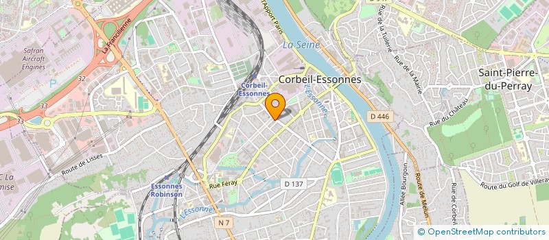 localisation de l'entreprise MADAME FLORENCE LIBERT à CORBEIL-ESSONNES