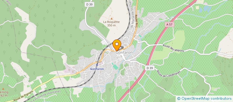 localisation de l'entreprise MADAME FLORENCE LIBRA  GONFARON