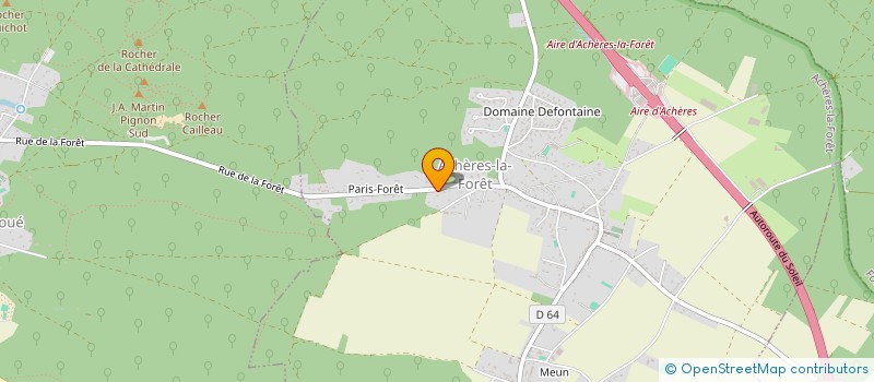 localisation de l'entreprise MADAME FLORENCE LIEVRE  ACHERES-LA-FORET