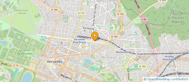 localisation de l'entreprise MADAME FLORENCE LIEVRE à VERSAILLES